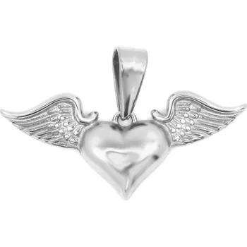 Přívěsek BRUNOshop.cz Přívěsek SRDCE S KŘÍDLY 3 cm