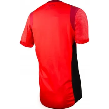 cyklistický dres Dres JUST1 J-FLEX MTB/SS HYPE červený 2H55658012