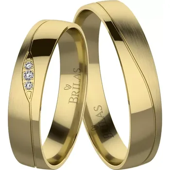 Prsten Hermiona Gold - snubní prsteny ze žlutého zlata
