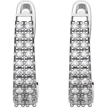 Náušnice Andora - stříbrné náušnice se zirkony