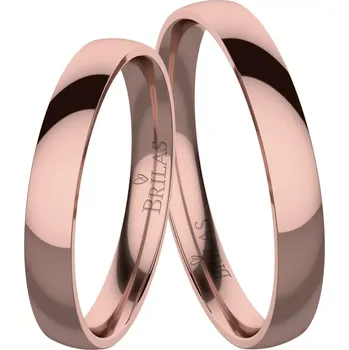 Prsten Gilbert Red comfort - snubní prsteny z červeného zlata