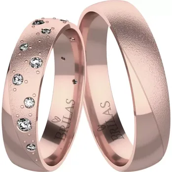 Prsten Lola Red - snubní prsteny z červeného zlata