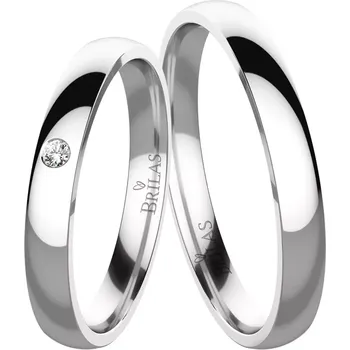 Prsten Vega White Diamond - snubní prsteny z bílého zlata