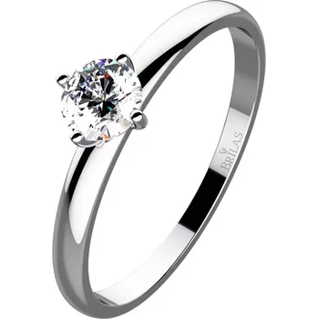 Prsten Brigita W Briliant - skvostný zásnubní prsten s briliantem
