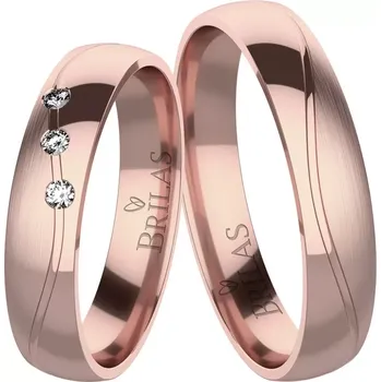 Prsten Rosie Red - snubní prsteny z červeného zlata