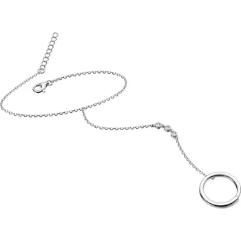 Náramek Evona - stříbrný náramek na prst s kameny