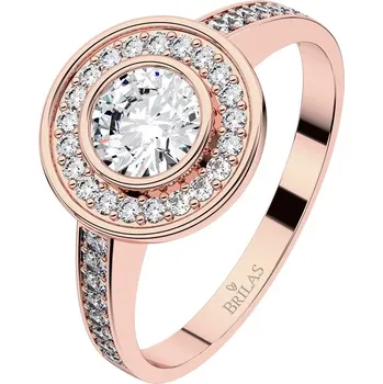 Prsten Arabela Red - zásnubní prsten z růžového zlata