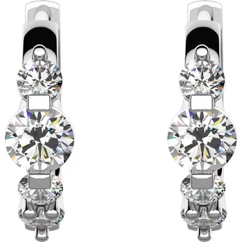 Náušnice Xenie - stříbrné náušnice se zirkony