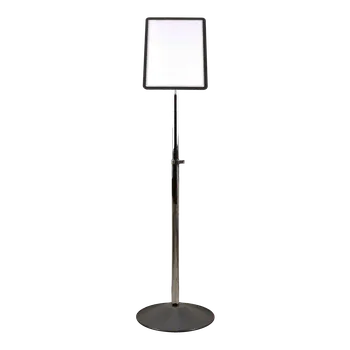 djois Magneto - podlahový stojan kovový s magnet kapsou, A4, černý, 1 ks