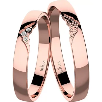 Prsten Zafiris Red - snubní prsteny z červeného zlata