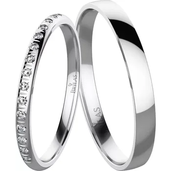 Prsten Midas White - snubní prsteny z bílého zlata