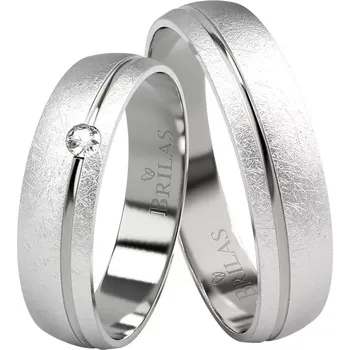 Prsten Jordana White - netradiční snubní prsteny z bílého zlata