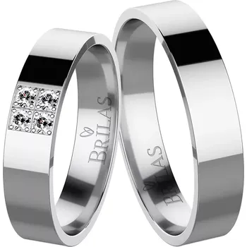 Prsten Marta White Briliant - snubní prsteny z bílého zlata