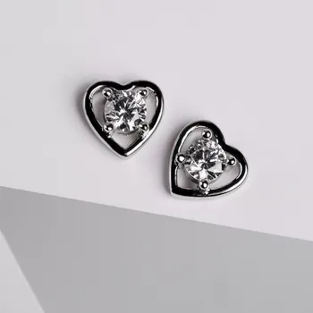 Náušnice Envika - stříbrné náušnice se zirkony