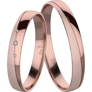 Prsten Mariko Red - snubní prsteny z červeného zlata