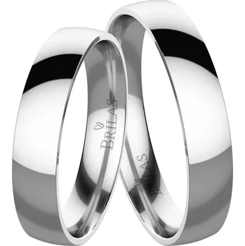 Prsten Dermont White comfort - snubní prsteny z bílého zlata