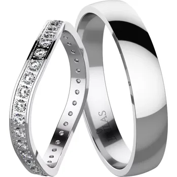 Prsten Superba II White - snubní prsteny z bílého zlata