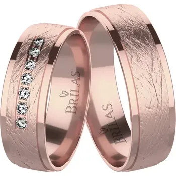 Prsten Modesto Red - snubní prsteny z červeného zlata