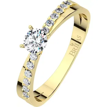 Prsten Amanda Gold - dokonalý zásnubní prsten ze žlutého zlata