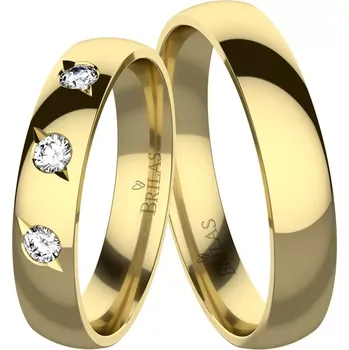 Šperk Arista Gold - snubní prsteny ze žlutého zlata
