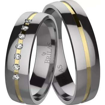 Prsten Orion Titan Gold - snubní prsteny z titanu