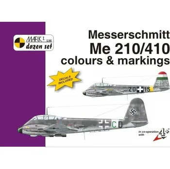 letadlo a vrtulník Me 210/410 colours and markings 1:72