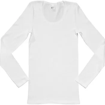 Pleas Dámské tričko s dlouhým rukávem ESSENTIAL bílá S (114641-100-038)