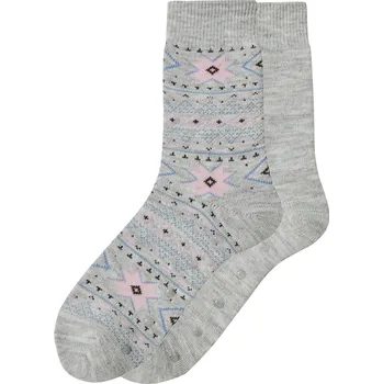 Dámské ponožky esmara® Dívčí termo ponožky, 2 páry (šedá, 39/42)