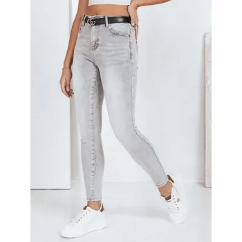 Dámské džíny Dámské džíny DSTREET SVĚTLE ŠEDÁ s30