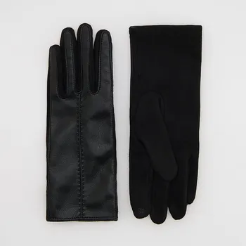 Čepice Reserved - Rukavice z kombinace látek - černý - 525FE-99X - 525FE-99X-M