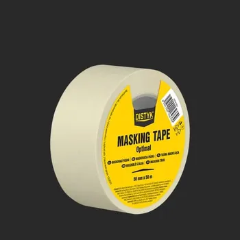Výstražná páska Den Braven MASKOVACÍ KREPOVÁ PÁSKA OPTIMAL Distyk, 50 mm x 50 m Varianta: Maskovací páska 50 mm, délka 50 m 50 m světle žlutá