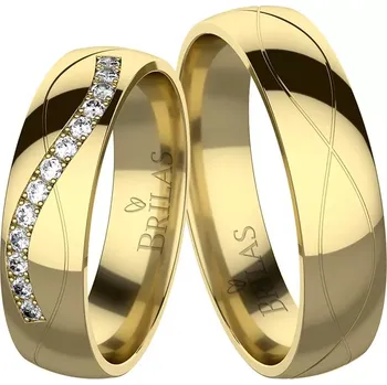 Prsten Irina Gold - snubní prsteny ze žlutého zlata