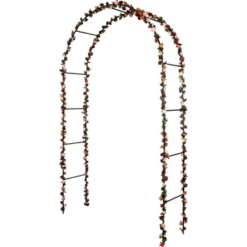 Stojan na květiny 4Home Zahradní oblouk/opěra na rostliny, antracitová