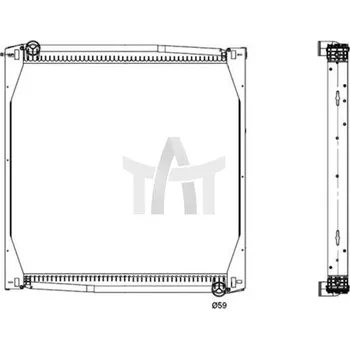 chladicí mřížka NRF NRF519587