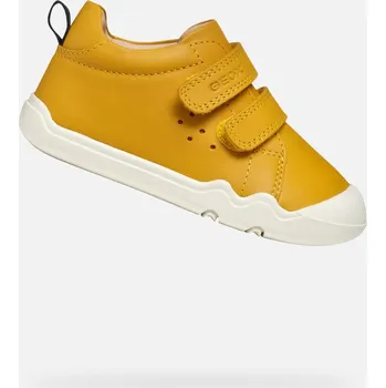 Chlapecké tenisky Geox Chlapecké Hořčicově žluté chlapecké barefoot tenisky Geox Steppieup Žlutá 21 (2748466)