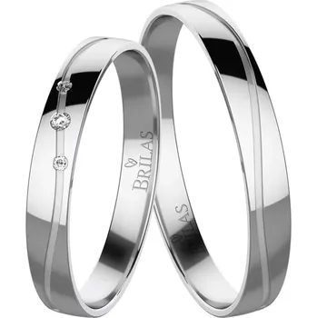 Prsten Dinko White - snubní prsteny z bílého zlata