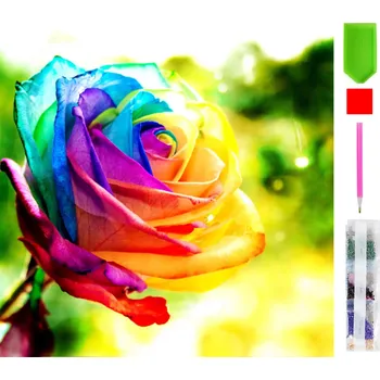 Real Home Diamantové vyšívání - vzor růže 5D 42