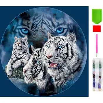 Real Home Diamantové vyšívání - vzor zvíře 5D 123