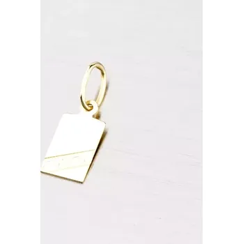 Přívěsek Přívěsek žluté zlato 585 destička s rytinou 322P-131172