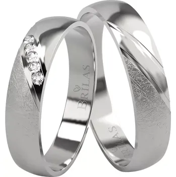 Prsten Rita White - hezké snubní prsteny z bílého zlata