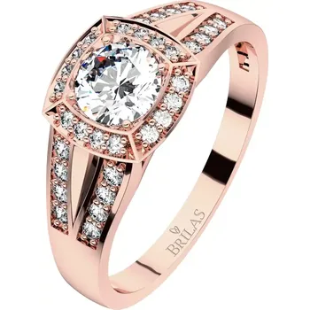 Prsten Apate Red - netradiční prsten z růžového zlata