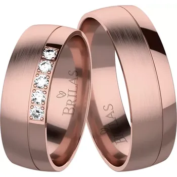 Prsten Nicollo Red - snubní prsteny z červeného zlata