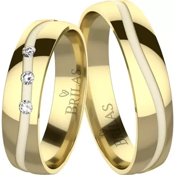 Prsten Iris Gold - snubní prsteny ze žlutého zlata