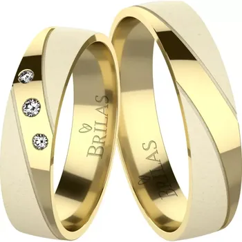 Prsten Kim Gold - snubní prsteny ze žlutého zlata