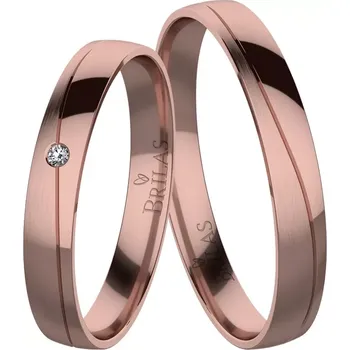 Prsten Valentýna Red - snubní prsteny z červeného zlata