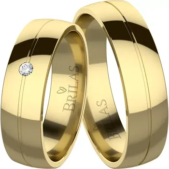 Prsten Piper Gold - snubní prsteny ze žlutého zlata