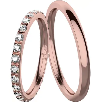 Prsten Aliza Red - snubní prsteny z červeného zlata