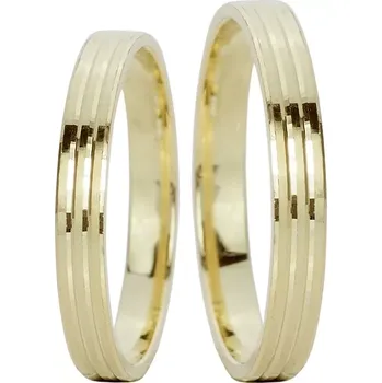 Prsten Gold Asten - zlaté snubní prsteny s rytinou