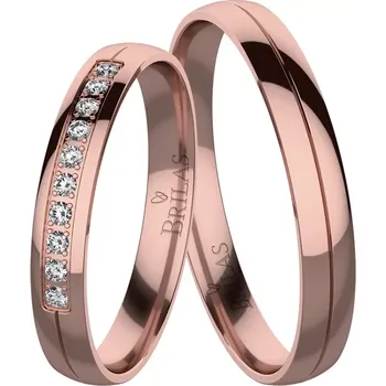 Prsten Laduše Red - snubní prsteny z červeného zlata