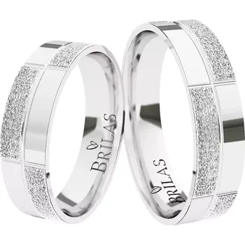 Prsten Melody - snubní prsteny z bílého zlata